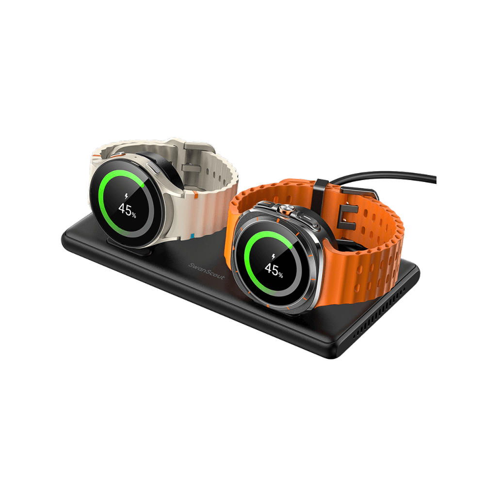 SwanScout 507DS – Cargador doble para relojes Samsung