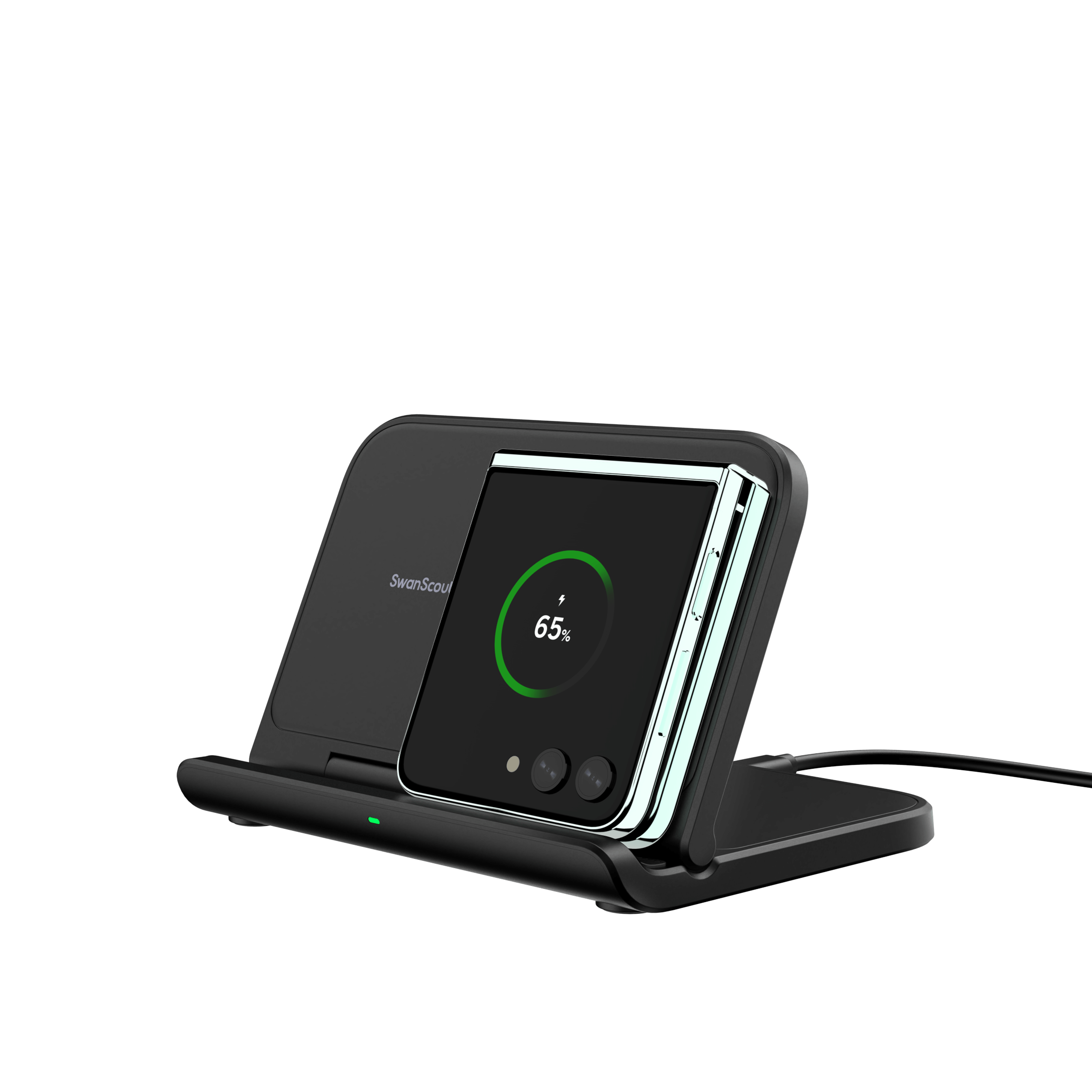 With smart power delivery, the SwanScout 503S functions as a high-efficiency charging station for Samsung users.