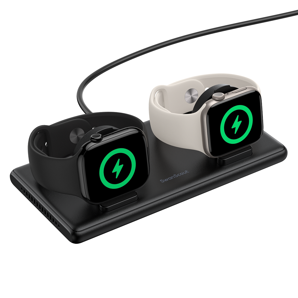 SwanScout 507DA – Podwójna ładowarka do Apple Watch