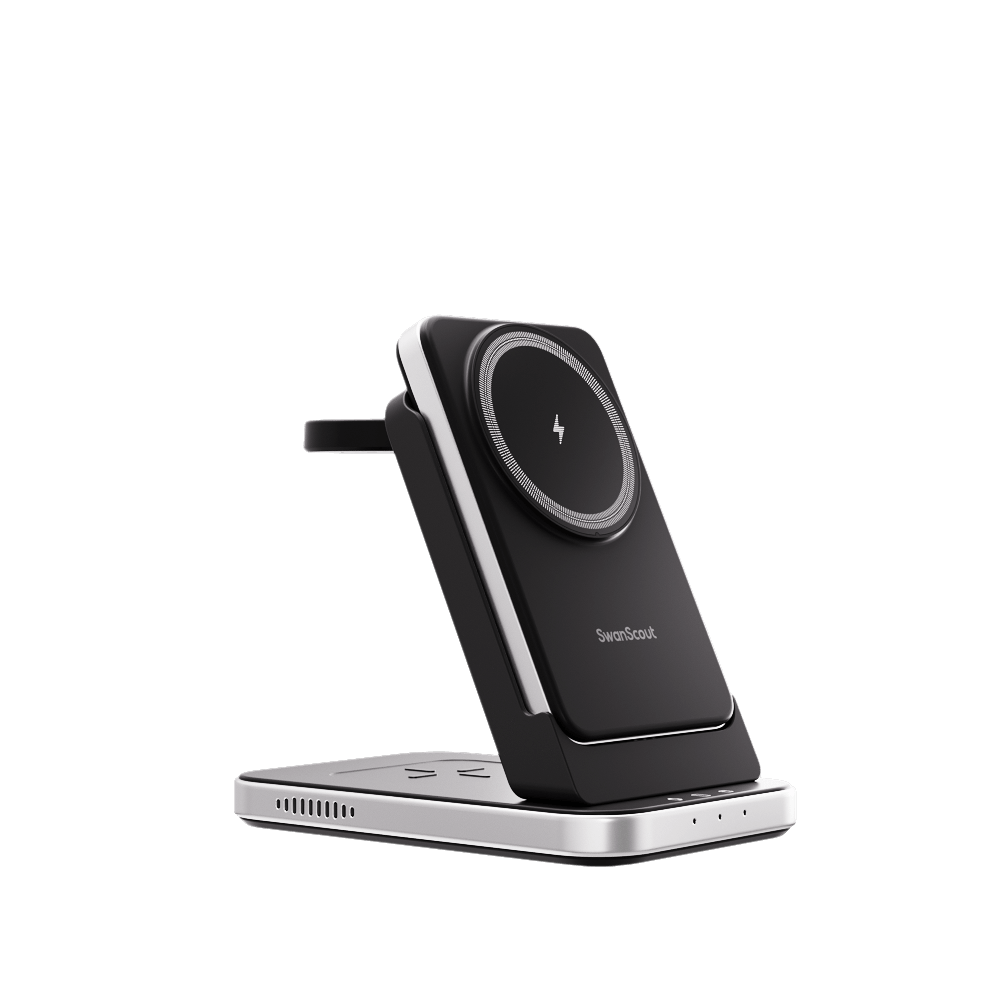 The SwanScout 304M is fully compatible with the iPhone 16 charging station standard and supports fast charging.