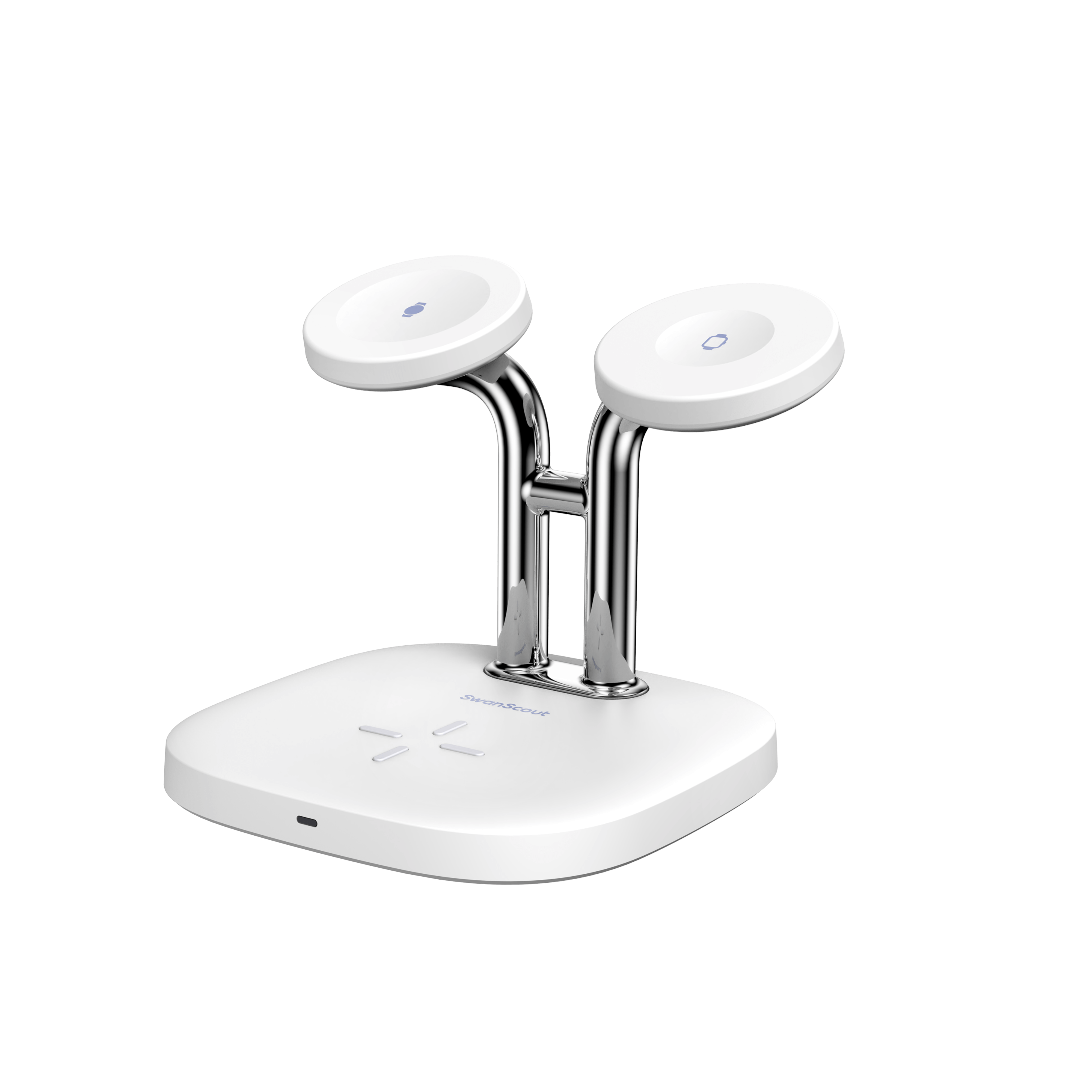 SwanScout 704D - Caricatore Wireless per Orologi Apple e Samsung