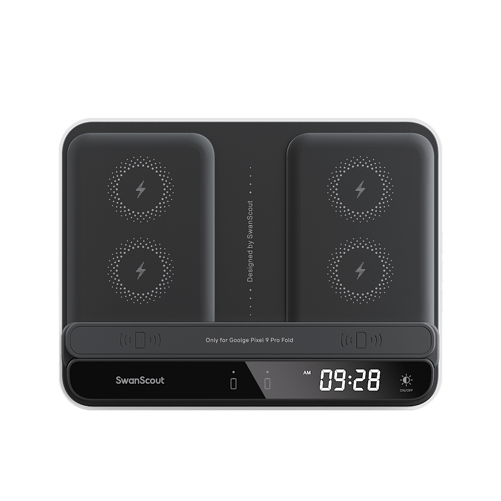 Power up your Pixel Fold wirelessly using the SwanScout 710FG2, an all-in-one solution for your Pixel ecosystem.