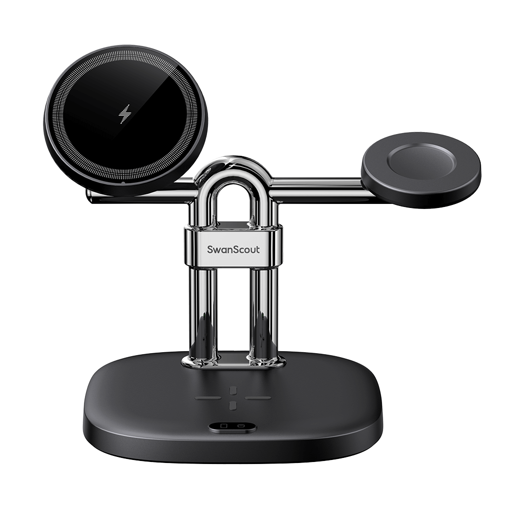 SwanScout 712SM - 三合一磁吸无线充电站(适用于三星)