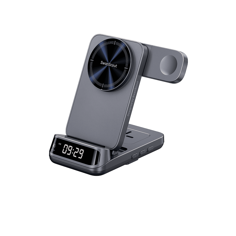 SwanScout 708M(25W) - 25W magnetisk trådlös laddare för Apple
