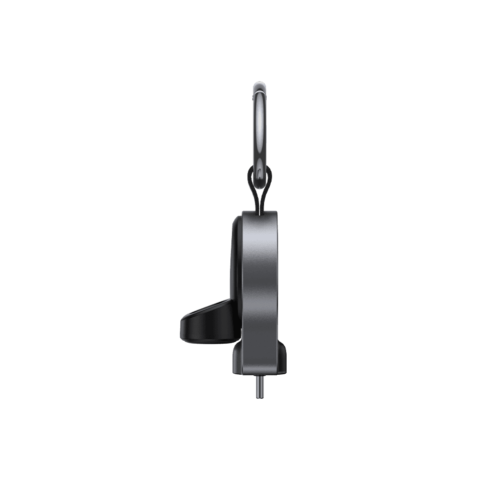 Compact wireless charging station with built-in keyring for easy carrying with SwanScout S10042G4