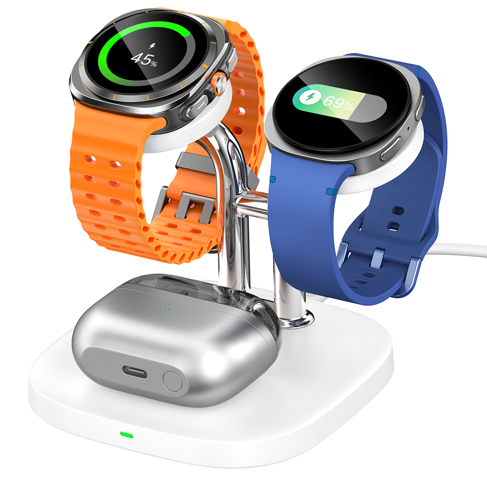 SwanScout 704S – Duální bezdrátová nabíječka pro hodinky Samsung