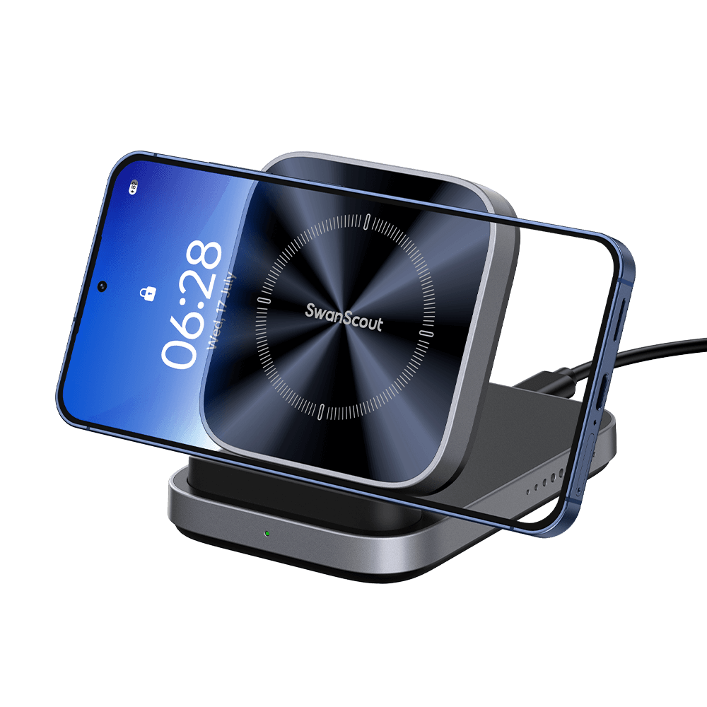 SwanScout 508 - Suporte dobrável para carregador sem fio