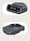 SwanScout 708SM LED clock with touch brightness control, finished with metallic paint and UV optical texture.