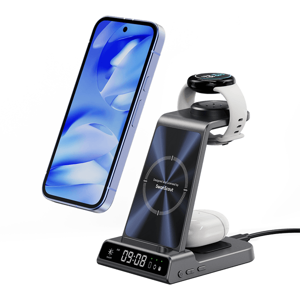 swanscout c01g2 wireless charging station for google pixel