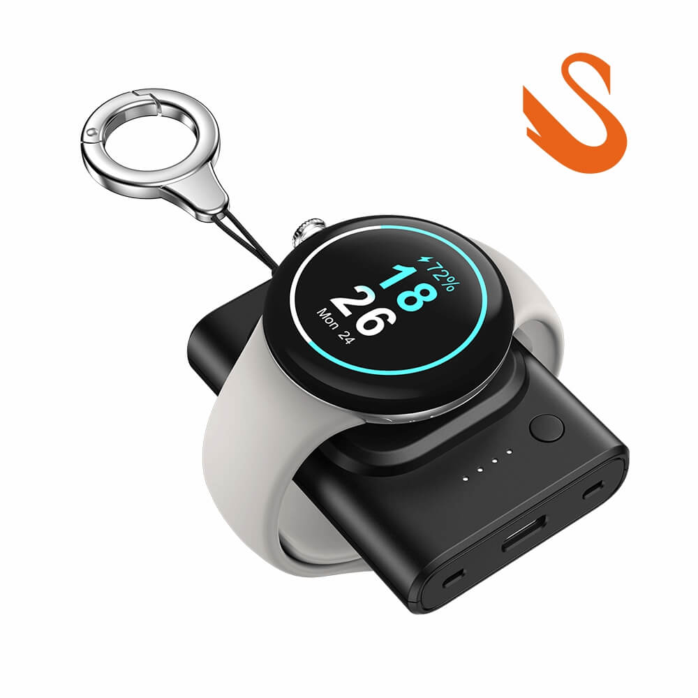 305G2 - Portable Charger for Pixel Watch 2/3 & Fitbit Versa 4
