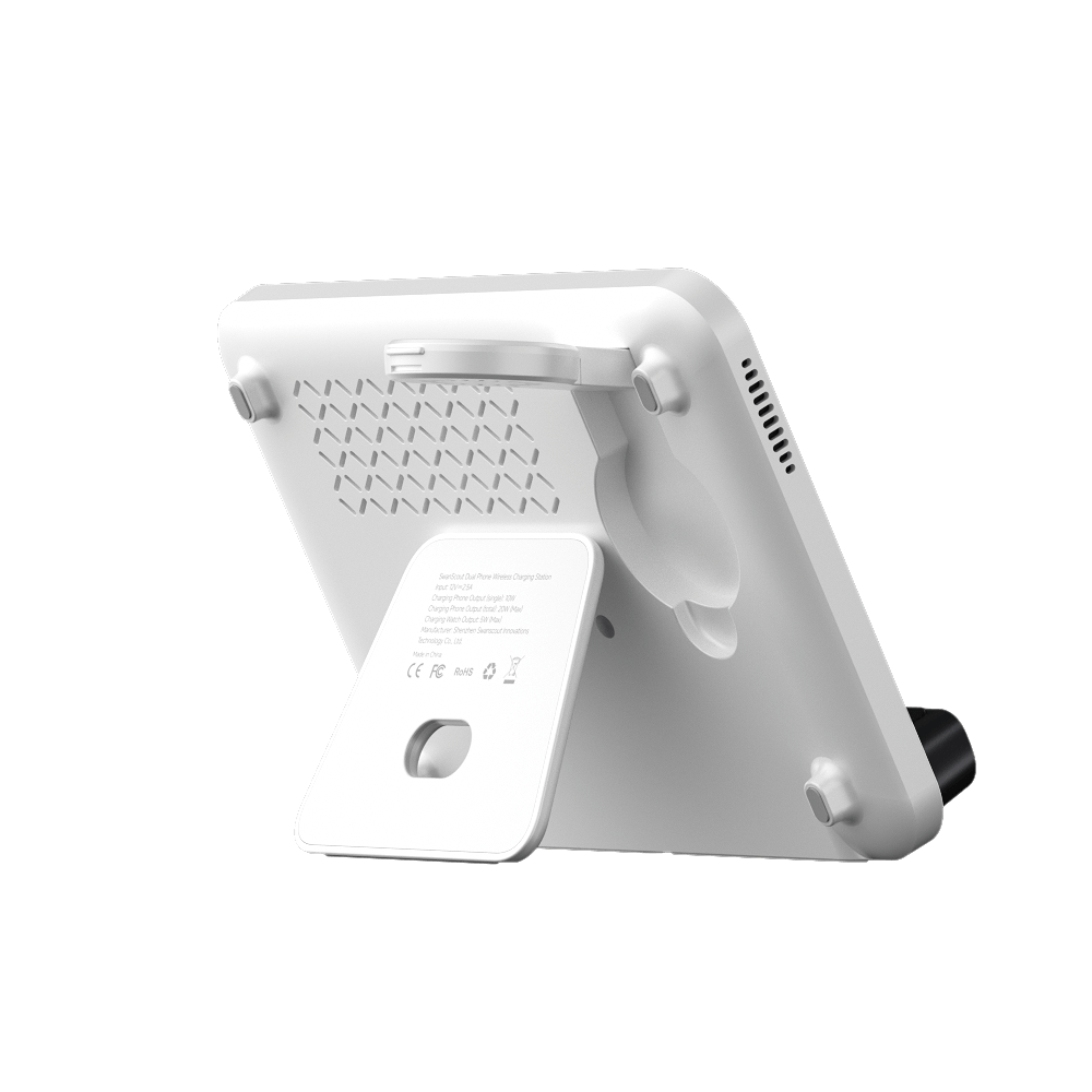 SwanScout 710FS wireless charger for Samsung Galaxy Z Fold with foldable design, suitable for travel and compatible with Galaxy Watch 8 Ultra