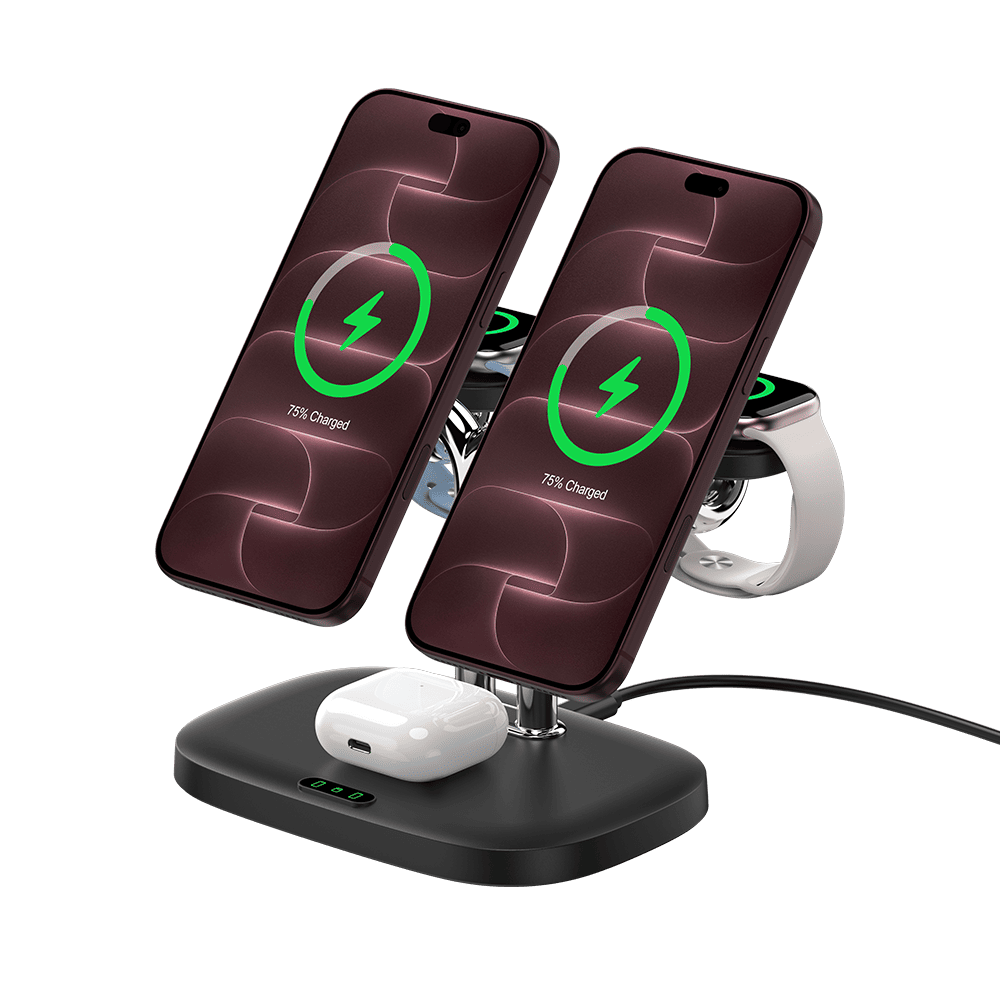 5-in-1 Apple charging station for two iPhone 18 Pro models two Apple Watches and AirPods SwanScout 902M 